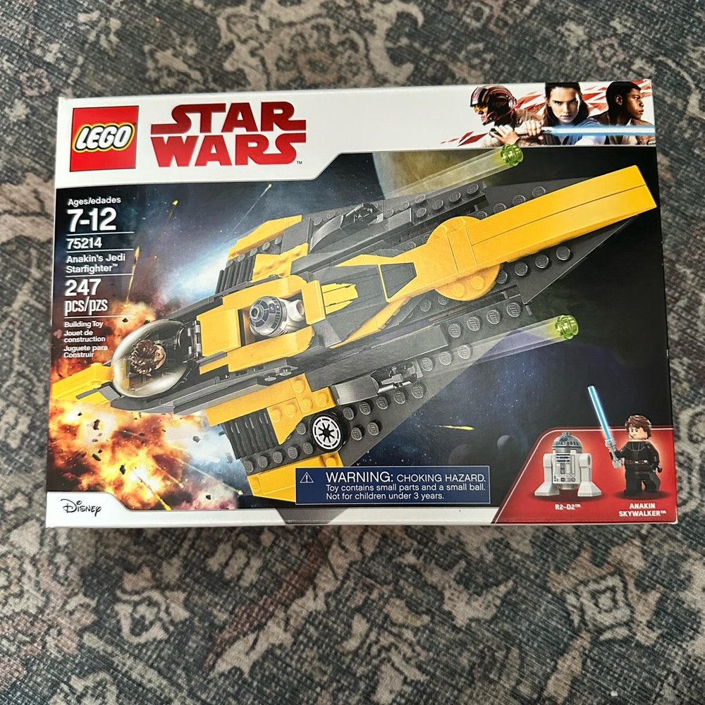 LEGO Star Wars Jedi Starfighter - Yellow and Black